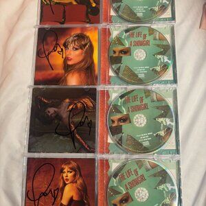 TAYLOR SWIFT LIFE OF A SHOW GIRL - IN HAND ALL 4 SIGNED   ***LAST ONE***